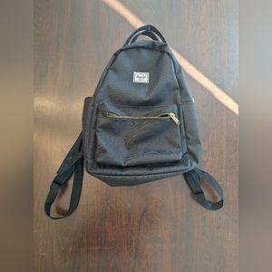 Herschel mini black backpack